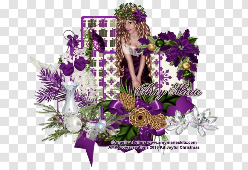 Floral Design Cut Flowers Flower Bouquet - Violet Transparent PNG