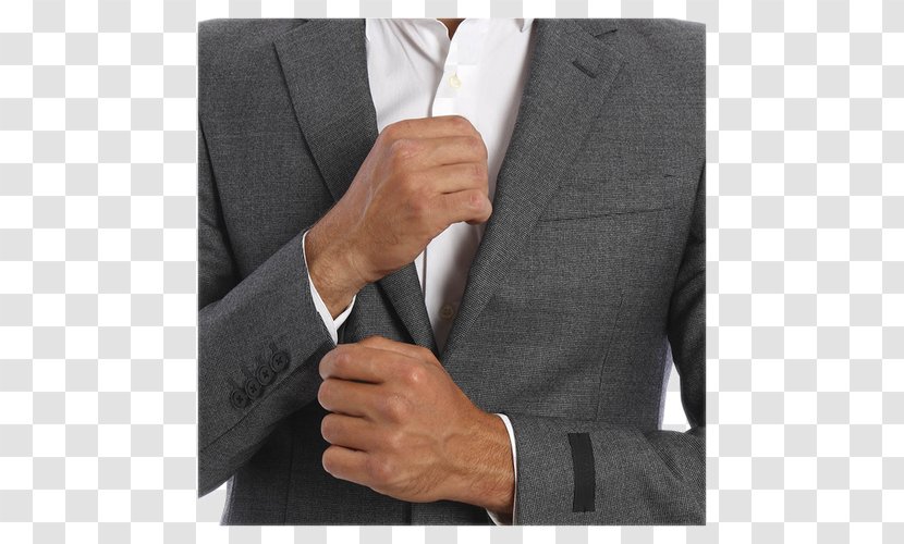 Tuxedo Suit Pocket Button Jacket - Lining - Cotton Classic Transparent PNG