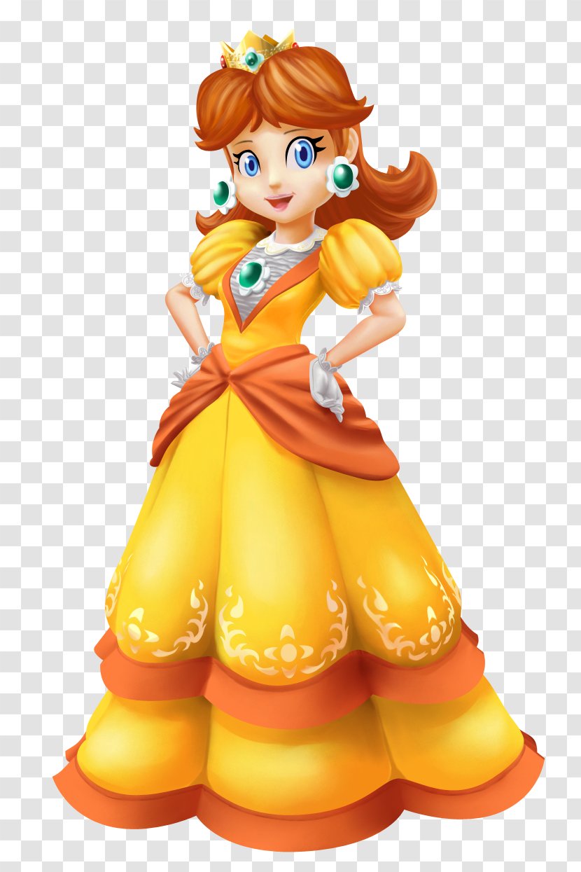 Super Mario Bros. Princess Daisy Peach - Bros - Daisies Watercolor Transparent PNG