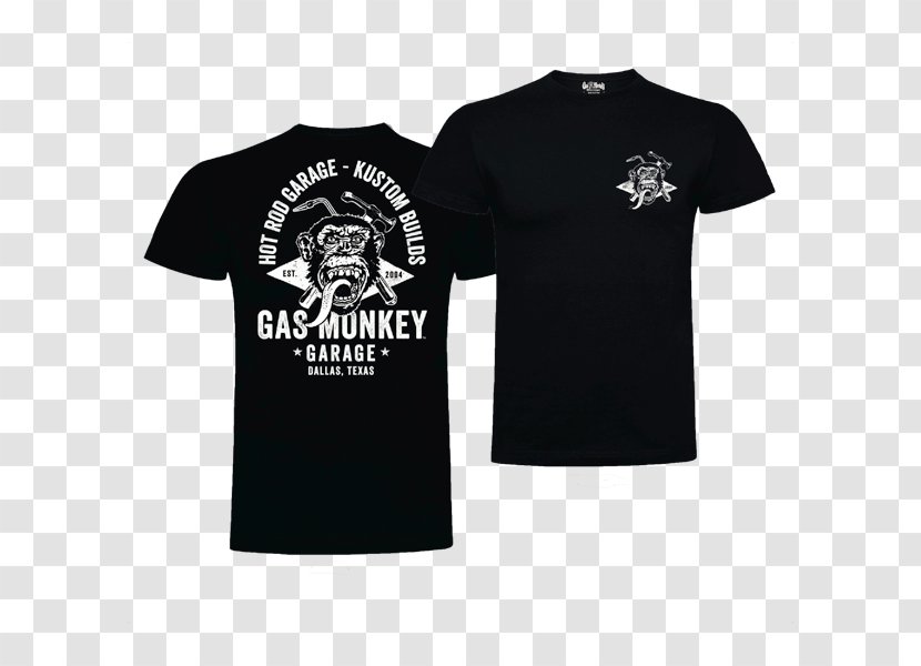 T-shirt Gas Monkey Garage Hoodie Sleeve - Polo Shirt Transparent PNG