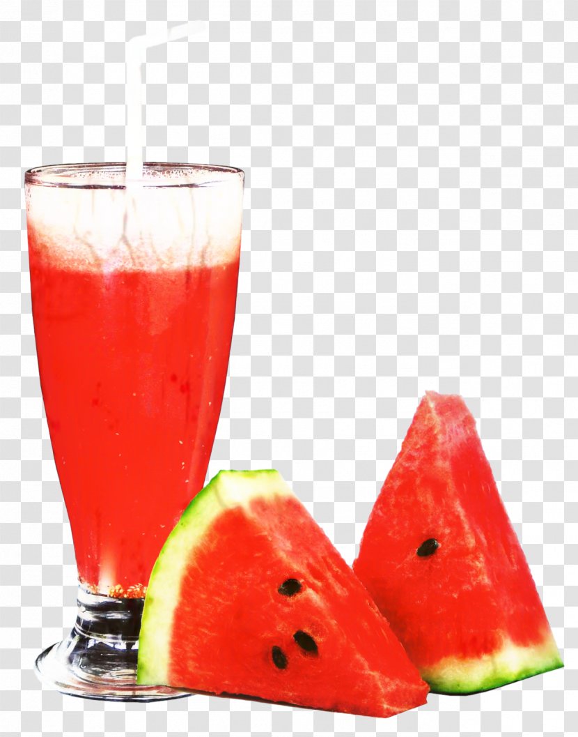Watermelon Cartoon - Guava Juice - Aguas Frescas Cocktail Garnish Transparent PNG