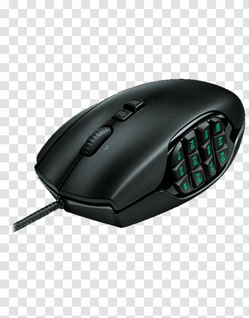 Computer Mouse Keyboard Logitech Optical Button - Pc Transparent PNG