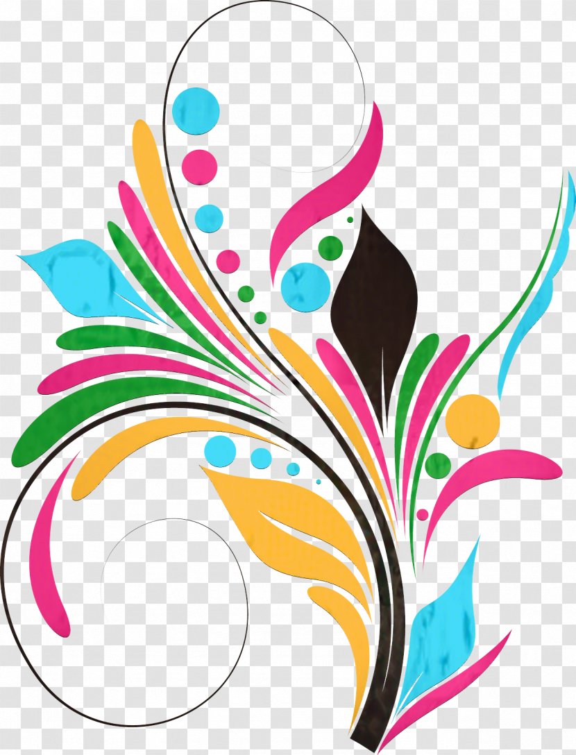 School Background Design - Drawing - Line Art Floral Transparent PNG