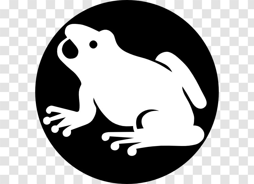 Tree Frog Silhouette Clip Art - Monochrome Photography Transparent PNG