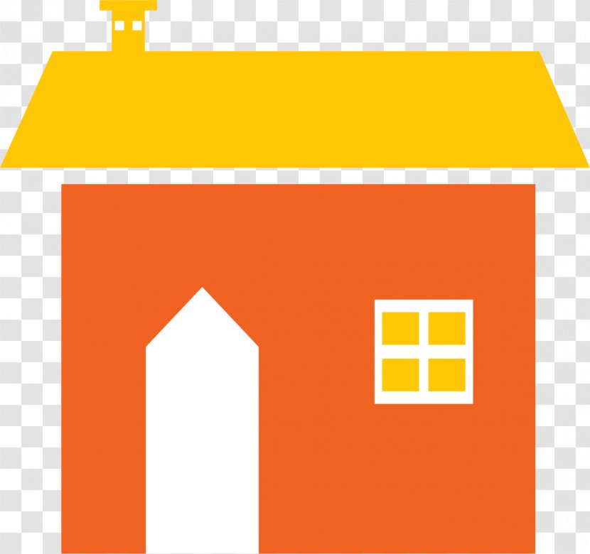 House Icon - Facade - Orange Old Transparent PNG