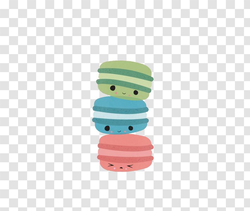 Macaron Macaroon Cupcake Food Cookie - Cuteness - Cartoon Donut Transparent PNG