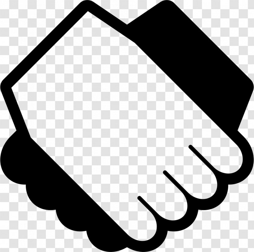 Clip Art Image Payment Royalty-free - Black And White - Shaking Hands Symbol Transparent PNG