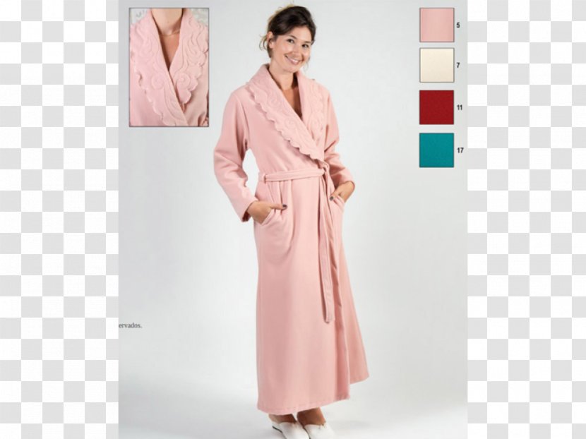 Robe Gown Dress Shoulder Pattern - Peach Transparent PNG