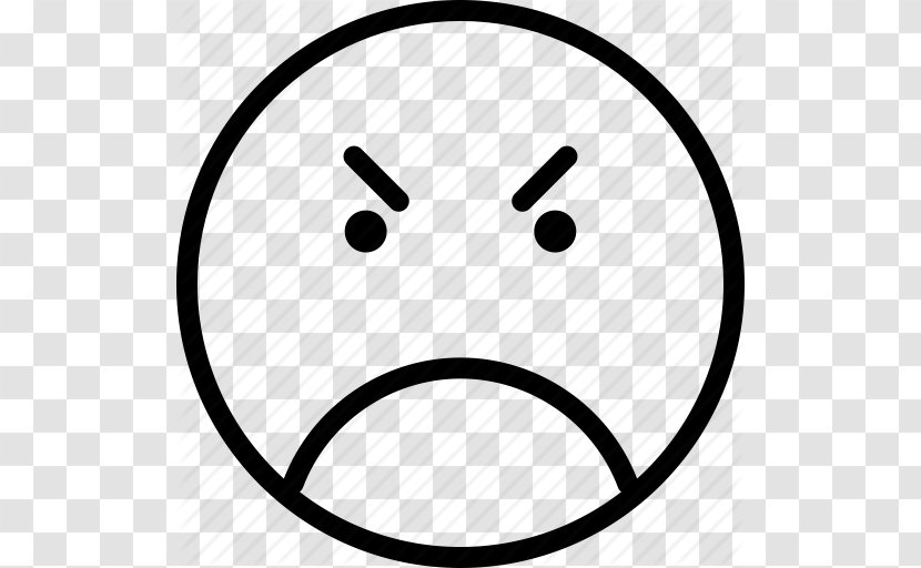 Smiley Anger Emoticon Clip Art - Mad Face Icon Transparent PNG