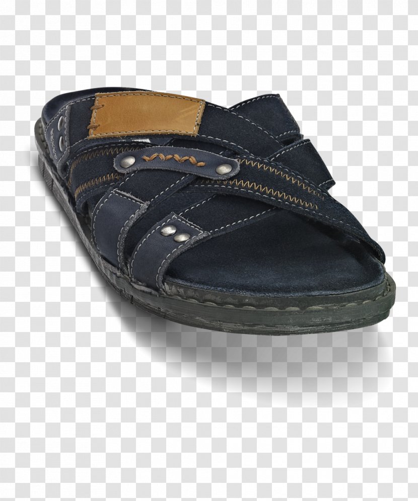 Suede Slip-on Shoe Flip-flops Walking - Outdoor - Bla Transparent PNG