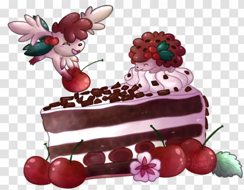 Chocolate Cake Black Forest Gateau Fruitcake Torte - Pasteles Transparent PNG