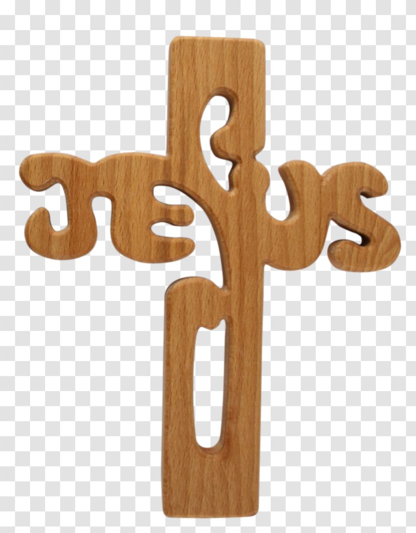 Wood Christian Cross Crucifix Symbol - Jesus Transparent PNG