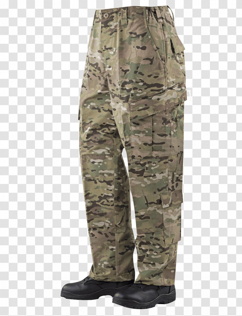 MultiCam TRU-SPEC Ripstop Army Combat Uniform Battle Dress - Zipper - Camouflage Transparent PNG