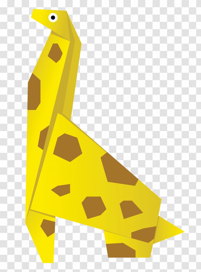 Origami Royalty-free Illustration - Beak - Giraffe Transparent PNG