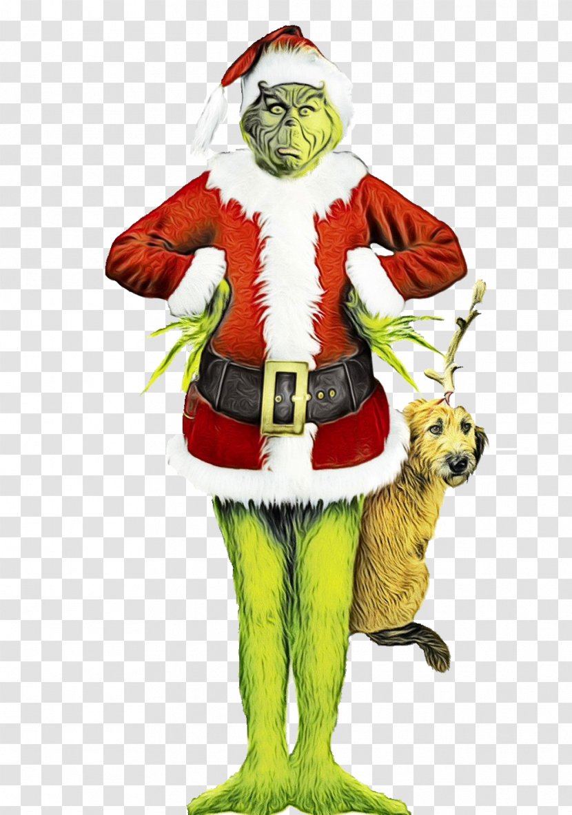 The Grinch Cartoon - Christmas Day - Art Santa Claus Transparent PNG