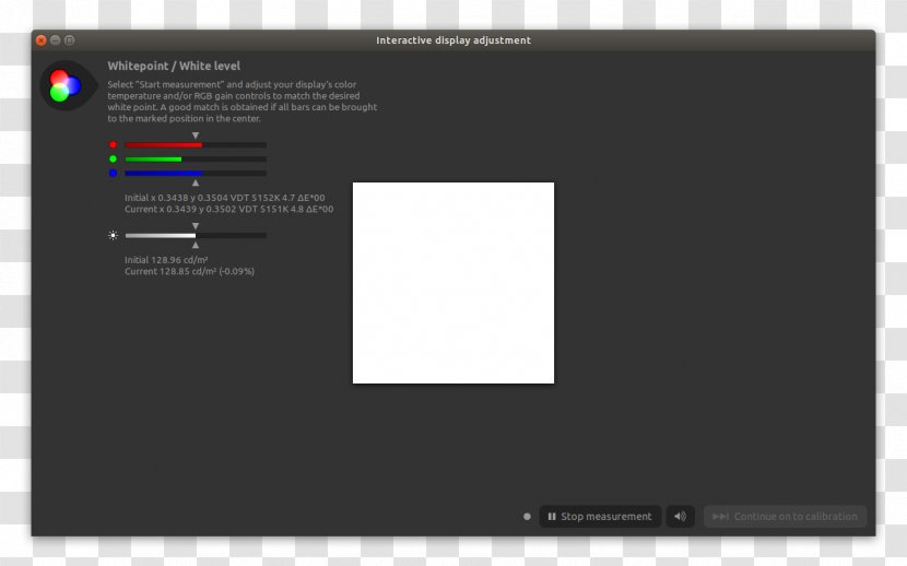Computer Program RGB Color Model Calibration Monitors Photography - Screenshot Transparent PNG