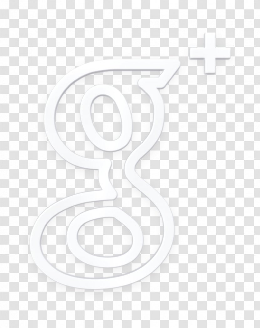 Brand Icon Google Logo - Blackandwhite - Number Transparent PNG