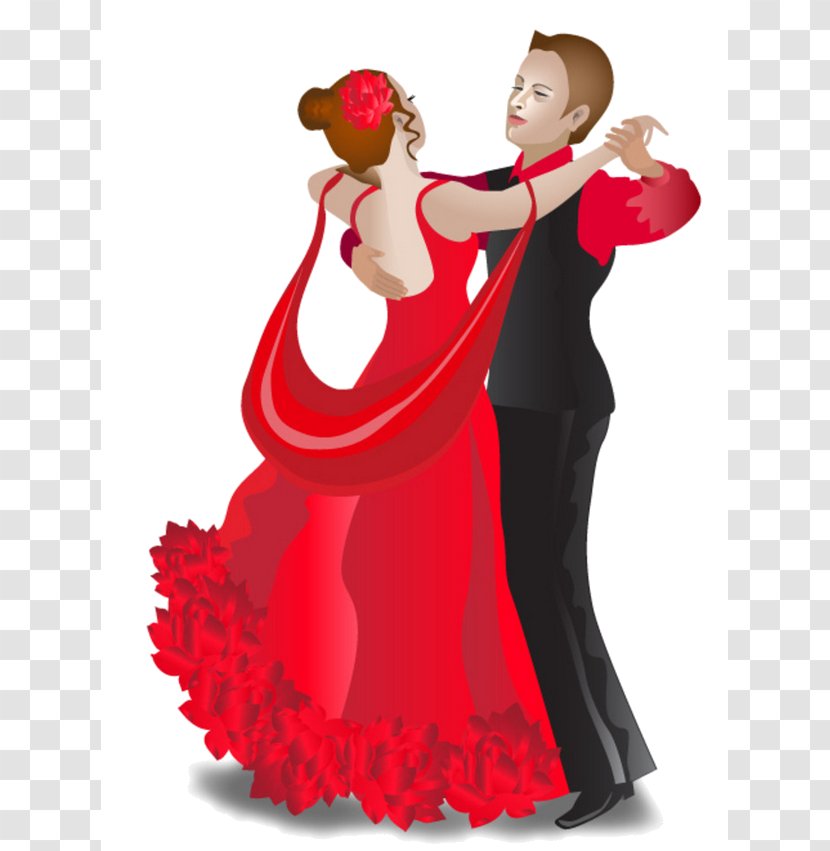 Ballroom Dance Tango - Shoulder - Dancing Woman Transparent PNG