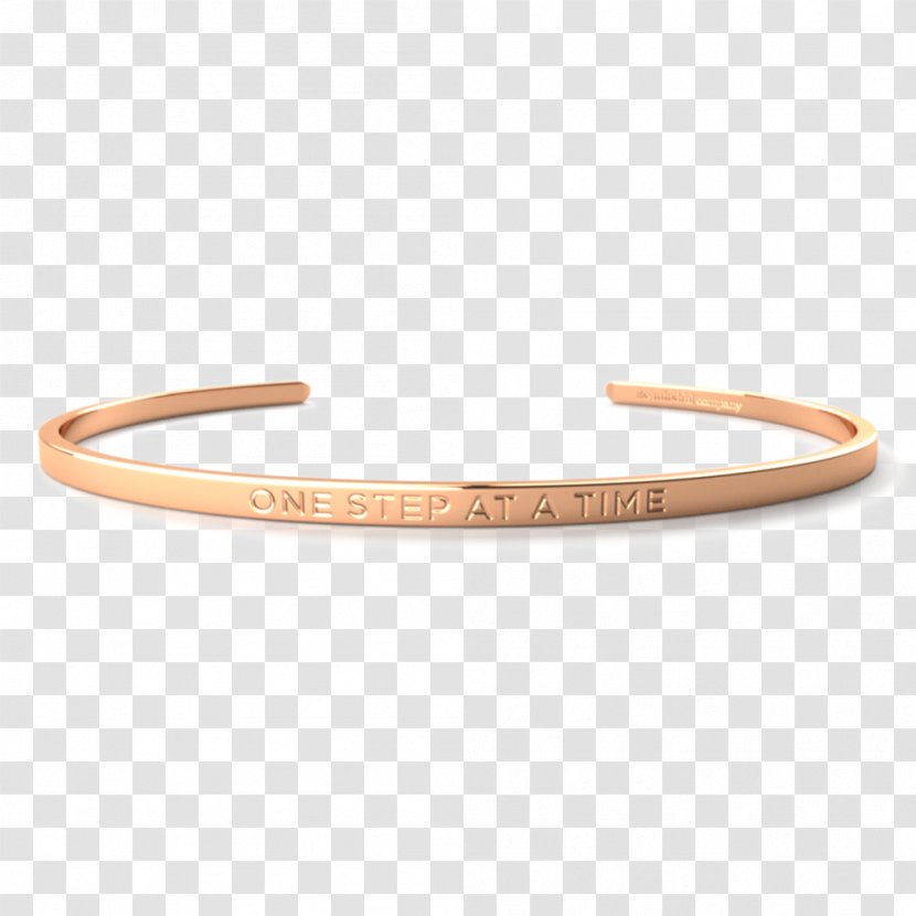YouTube One Step At A Time Bangle The Mindful Company Bracelet - Youtube - Products Transparent PNG