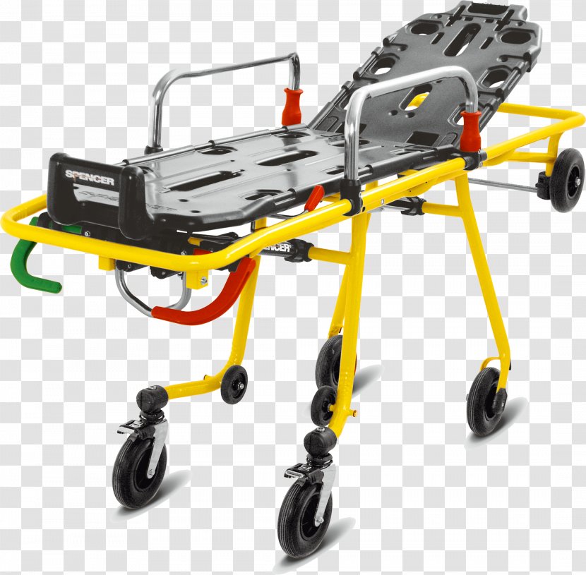 Scoop Stretcher Patient Ambulance First Aid Supplies - Yellow Transparent PNG