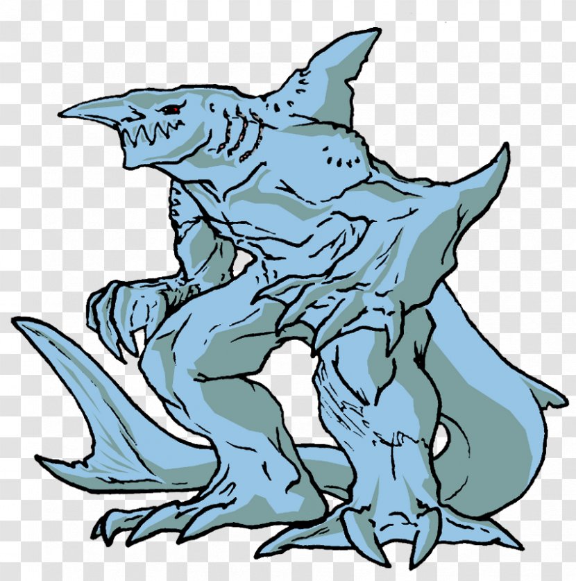 Goblin Shark Drawing - Fauna Transparent PNG