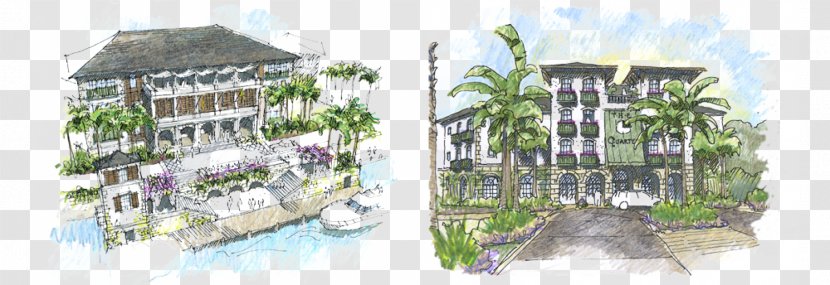 Resort Boutique Hotel Architecture Drawing - Urban Design Transparent PNG