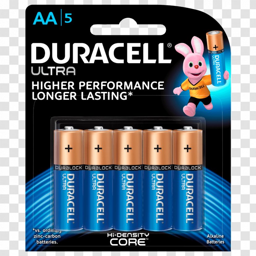 Electric Battery Duracell Product - Electronic Device - Alkaline Inside Transparent PNG