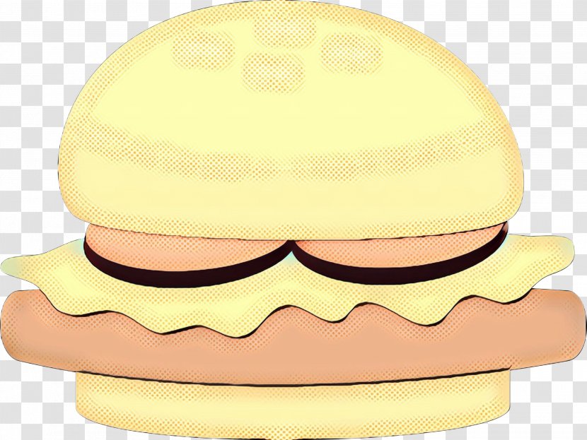 Hamburger - Vintage - Fast Food Bun Transparent PNG