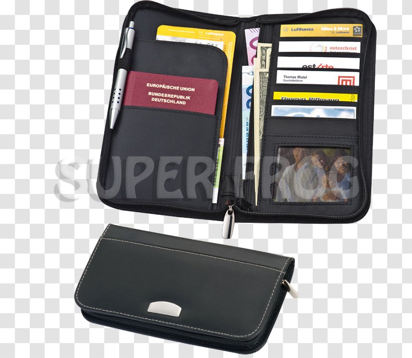 Wallet Bonded Leather Bag Discounts And Allowances - Zipper - Passport Hand Transparent PNG