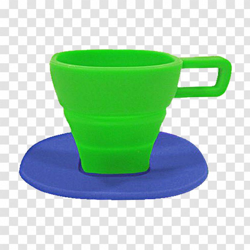 Coffee Cup Espresso Cafe Mug - Green Transparent PNG