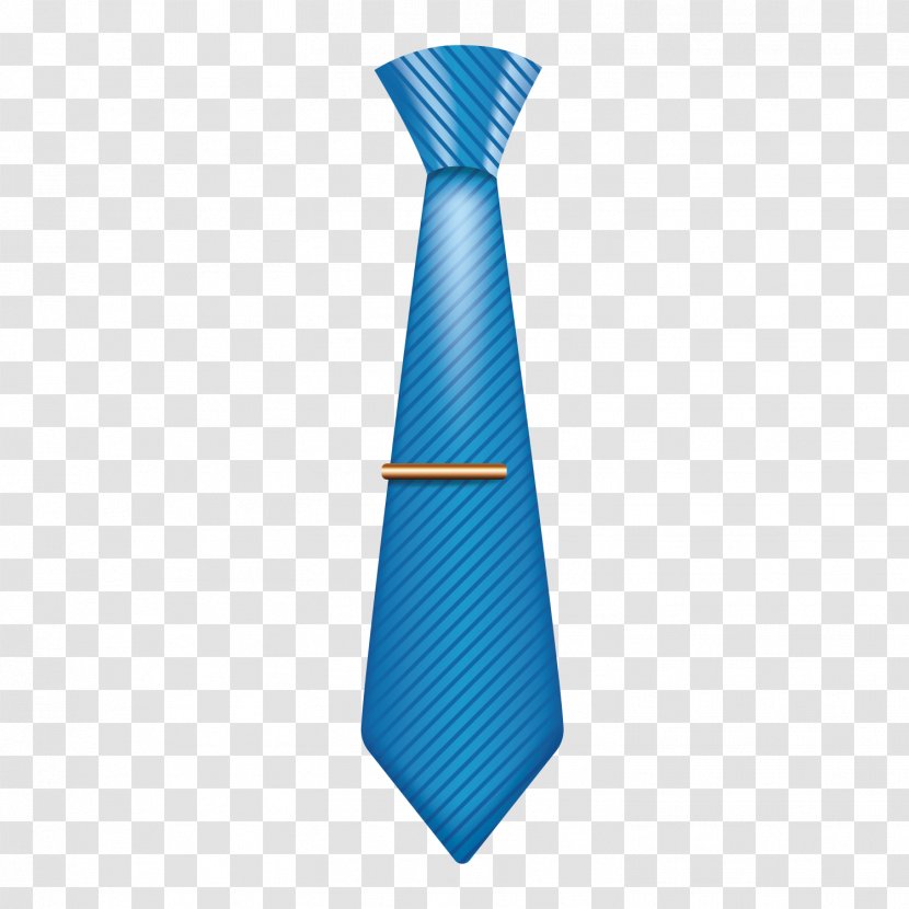Necktie Blue Computer File - Tie Transparent PNG