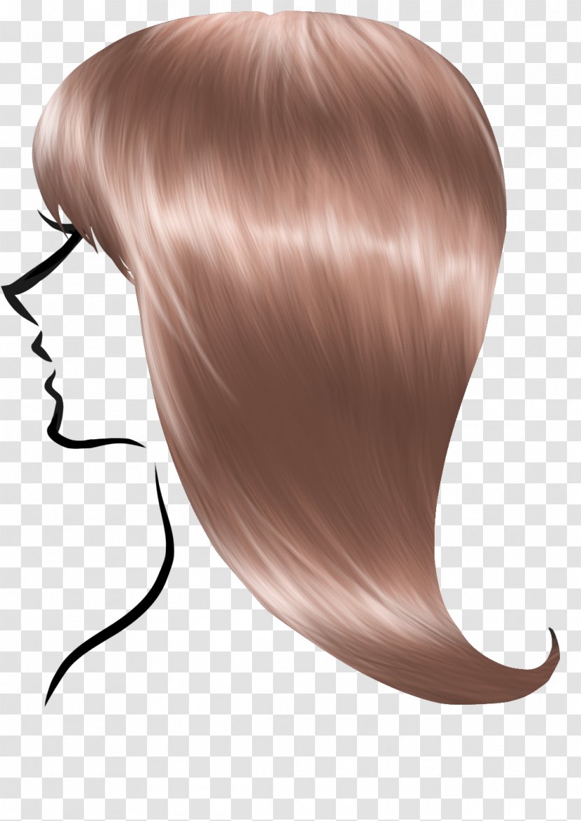 Hair Cartoon - Long - Bangs Fashion Accessory Transparent PNG