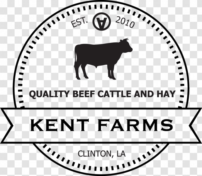 Cattle Logo Brand White Font - Text - Mammal Transparent PNG