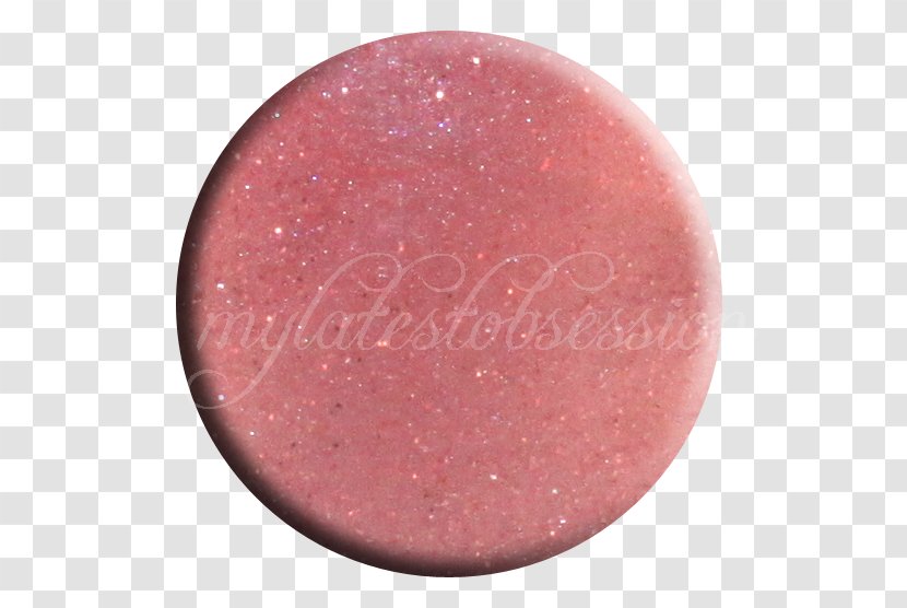 Pink M Glitter Lip - Peach Transparent PNG