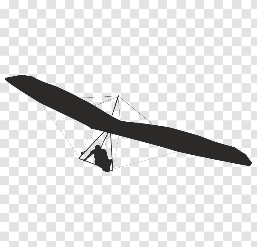 Silhouette - Propeller - Paragliding Transparent PNG