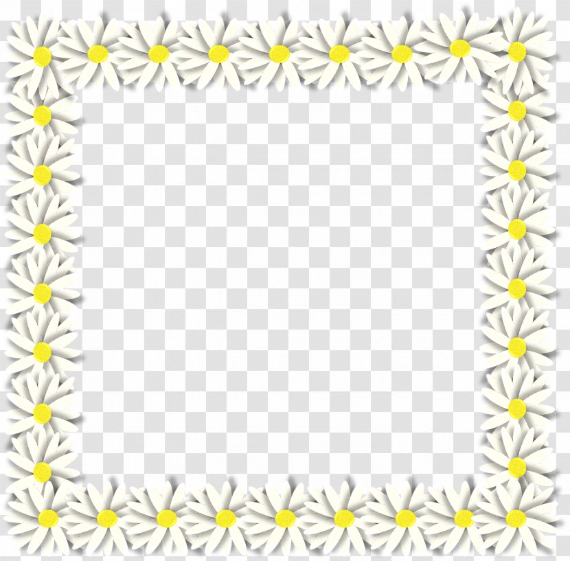 Picture Frames Blog Pattern - Easter - Daisy Frame Transparent PNG