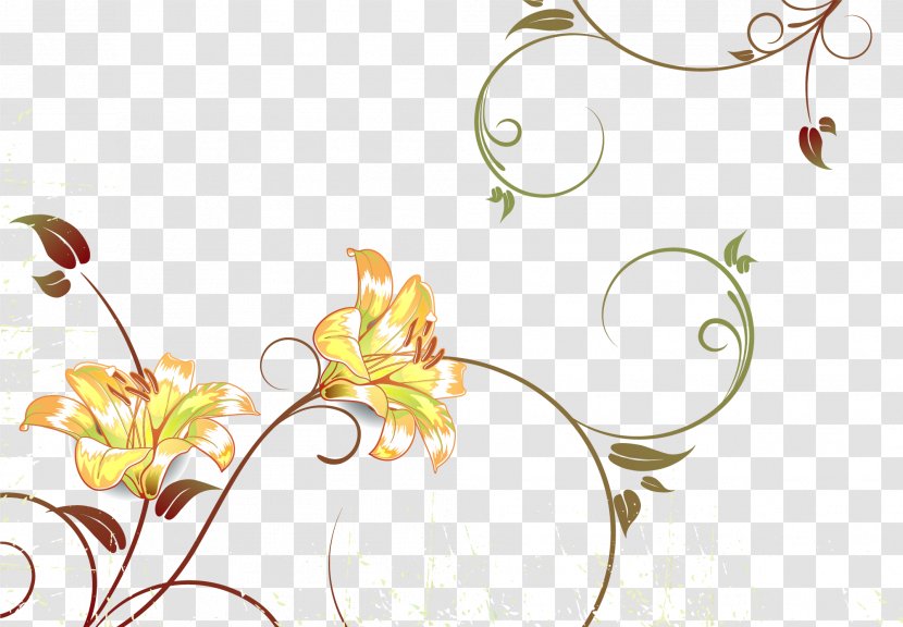 Flower Watercolor Painting Illustration - Floral Design - Retro Decoration Transparent PNG