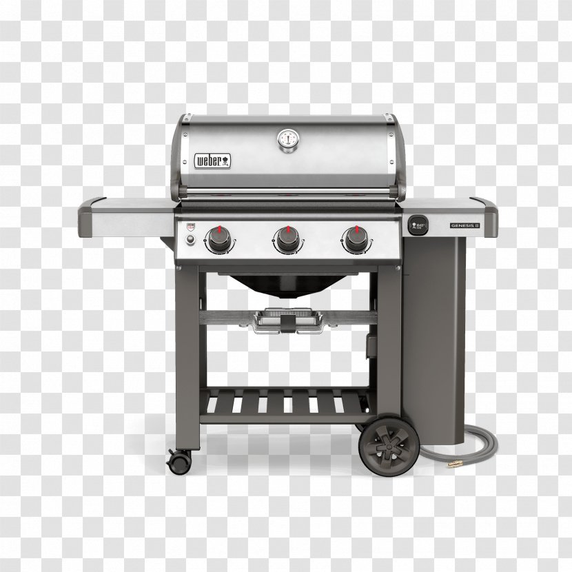 Barbecue Weber Genesis II S-310 E-310 Natural Gas Weber-Stephen Products - Stainless Steel Transparent PNG