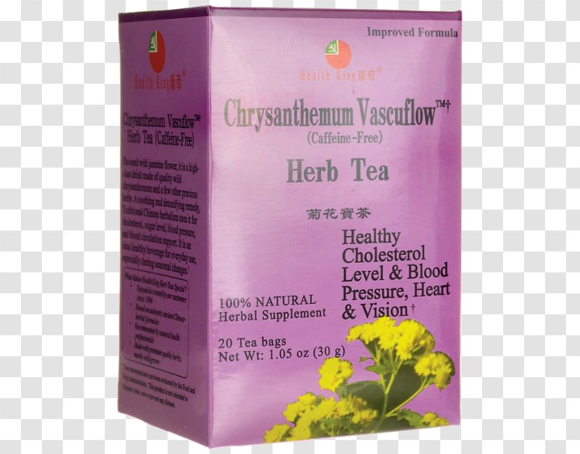 Tea Bag Chrysanthemum Herb Caffeine - Flower Transparent PNG
