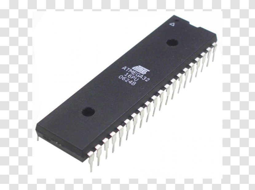 Atmel AVR Microcontroller Integrated Circuits & Chips 8-bit - Avr - Electronic Component Transparent PNG