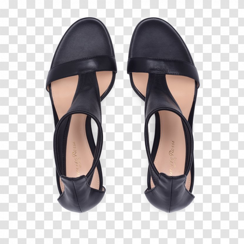 High-heeled Shoe Sandal Toe - Leather Transparent PNG