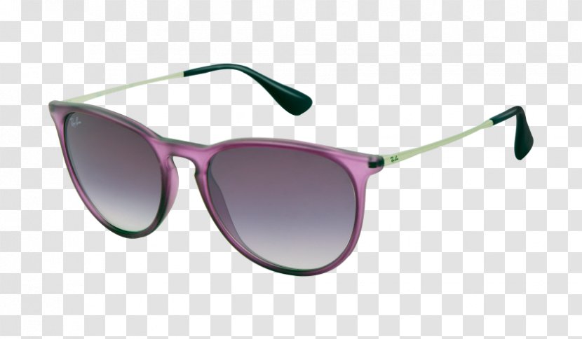 Sunglasses Ray-Ban Octagonal Flat Lenses Erika Color Mix - Rayban Justin Classic - Radial Ray Transparent PNG