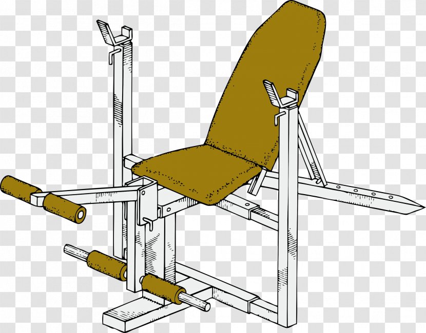Bench Press Weight Training Physical Exercise Equipment - Technology - Gear Machinery Transparent PNG