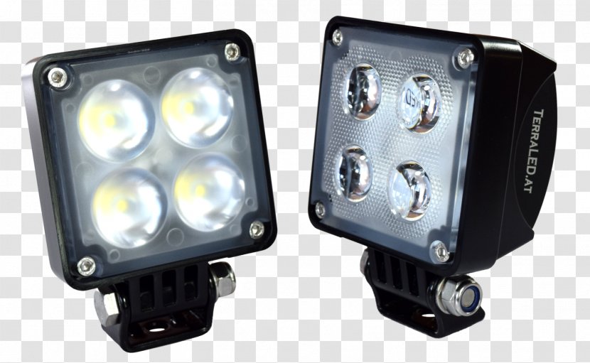Headlamp Arbeitsscheinwerfer LED-Scheinwerfer Light-emitting Diode - Automotive Exterior - Watts Transparent PNG