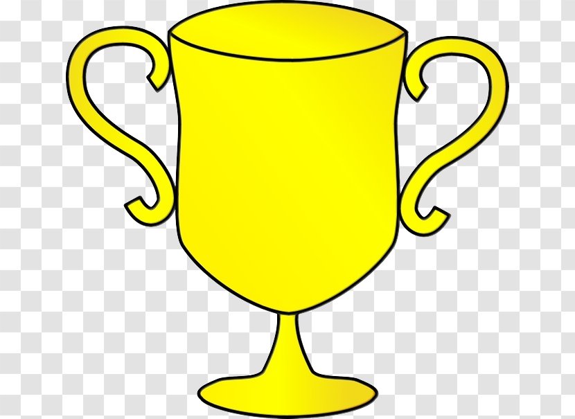 Clip Art Trophy Openclipart Vector Graphics - Yellow - Cup Transparent PNG