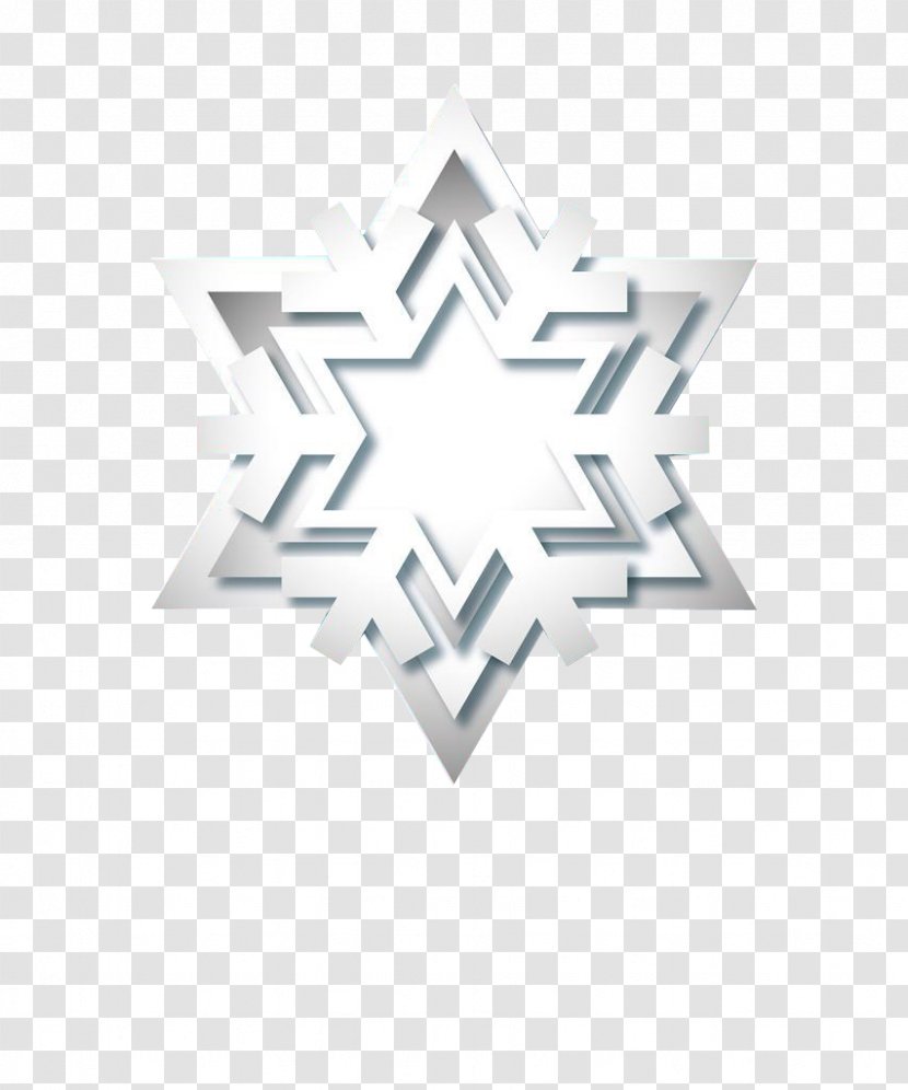 Paper Snowflake Shape Wallpaper - Threedimensional Space - White Design Transparent PNG