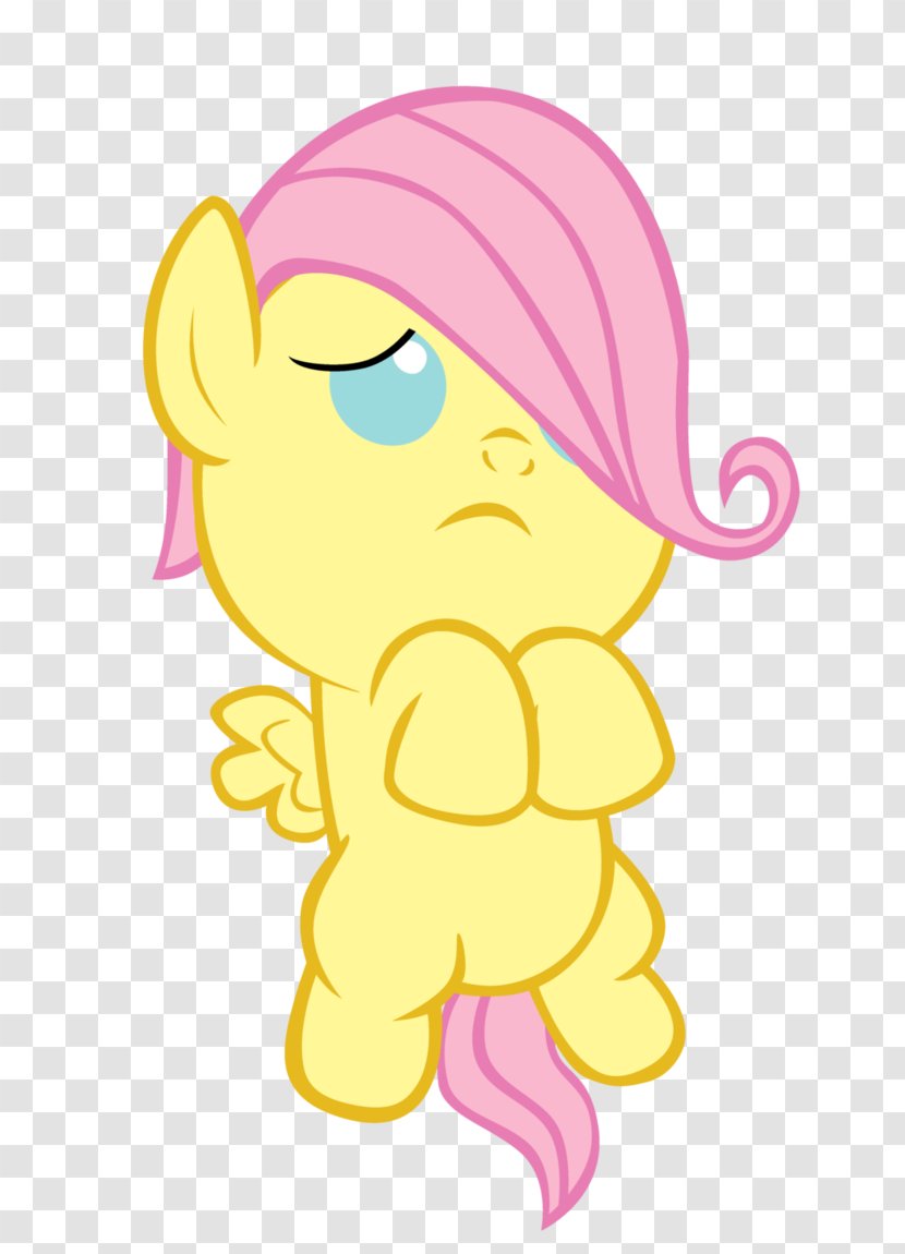 Fluttershy My Little Pony: Friendship Is Magic Fandom Horse Sadness - Silhouette Transparent PNG