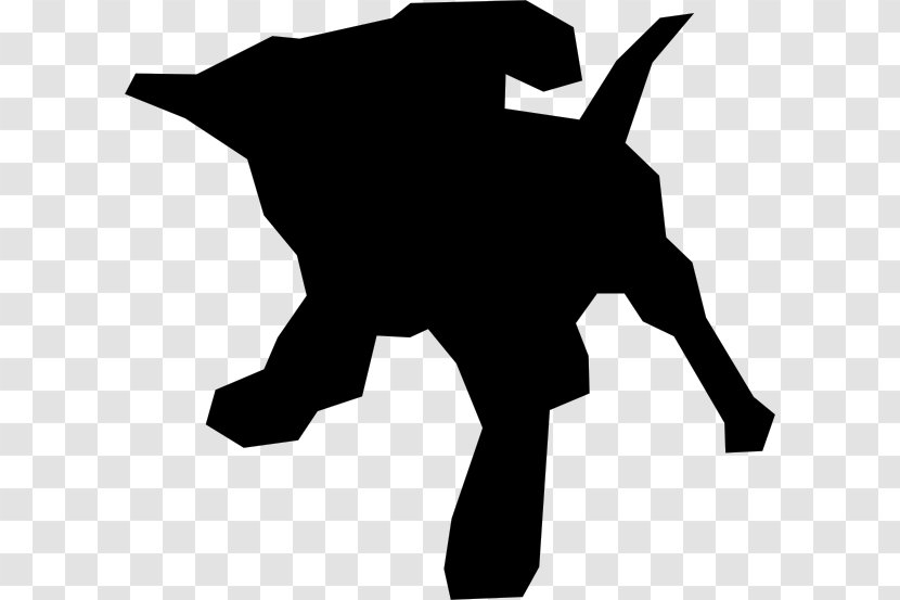 Clip Art - Silhouette - Brown Dog Transparent PNG