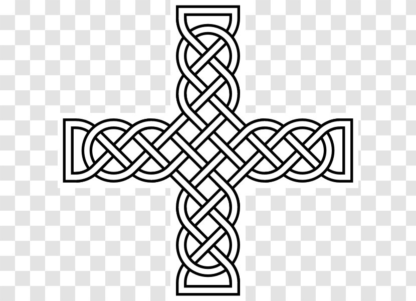 Celtic Knot Cross Islamic Interlace Patterns Art Christian - Mandala Transparent PNG