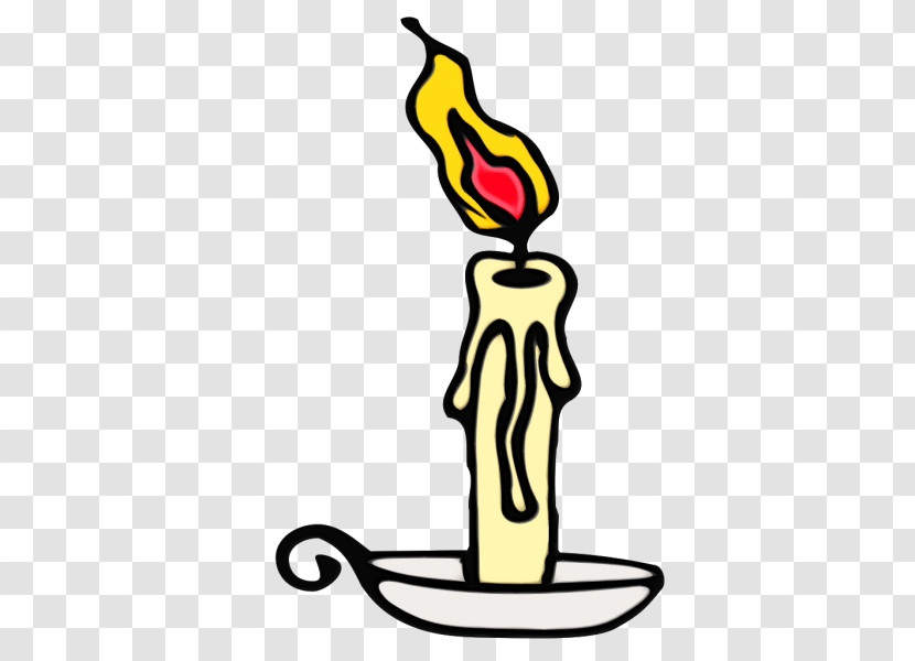 Candle Cartoon Lit Candles Candlestick Royalty-free Transparent PNG